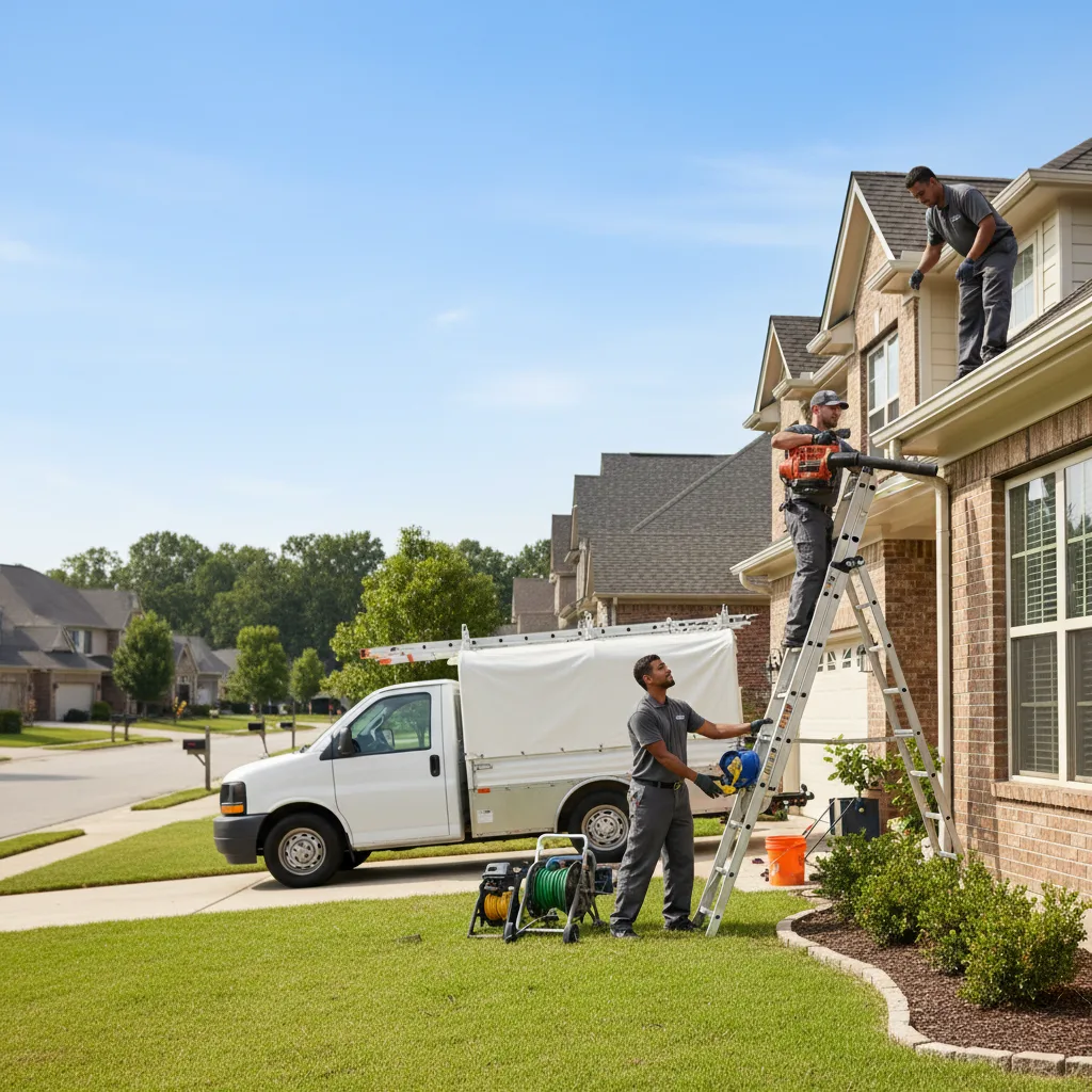 Home Gutter Service in Santa Fe, TX near me